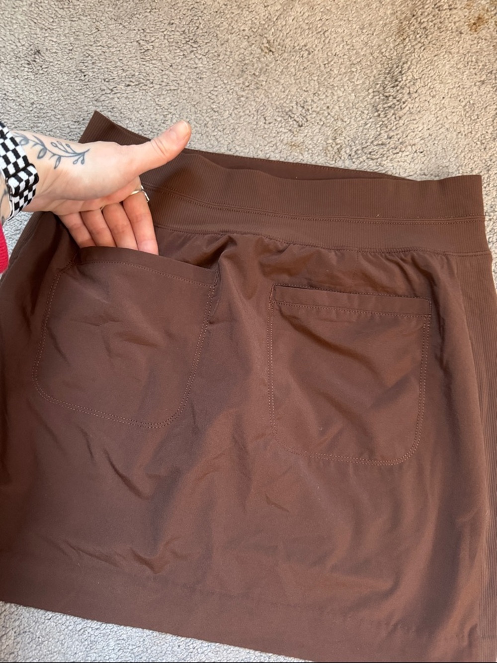 Athleta Brown Athletic Skort - Picture 6 of 6